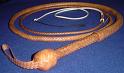 8ft Natural Tan 12 plait David Morgan Style Indiana Jones Bullwhip 2D